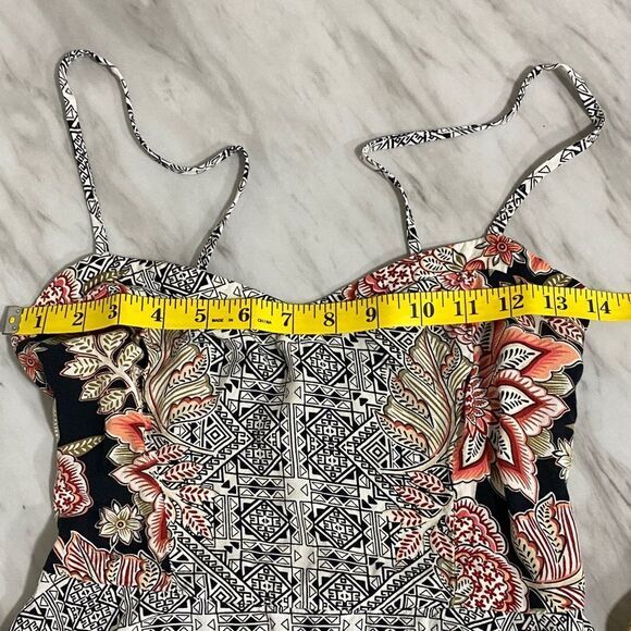 Aeropostale | S | Boho Spaghetti Strap Fit & Flare Mini Dress – Black White - Picture 11 of 15